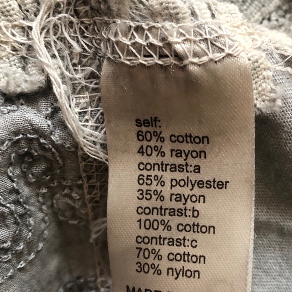 Anthropologie Scrapbook Tunic Top Boho Style Size M New - Picture 4 of 5